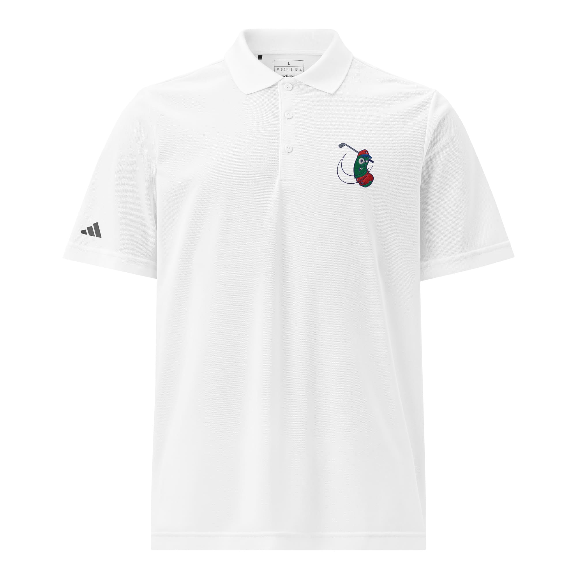 ERECTRICGOLF FIVEBUTTONS POLO WHITE Lサイズ ERECTRICGOLF FIVEBUTTONSPOLO WHITE XLサイズ